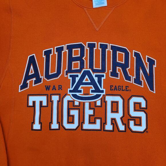 Vintage Y2K Auburn Tigers Sweatshirt Women XS/S 18x24 Orange - Picture 11 of 14